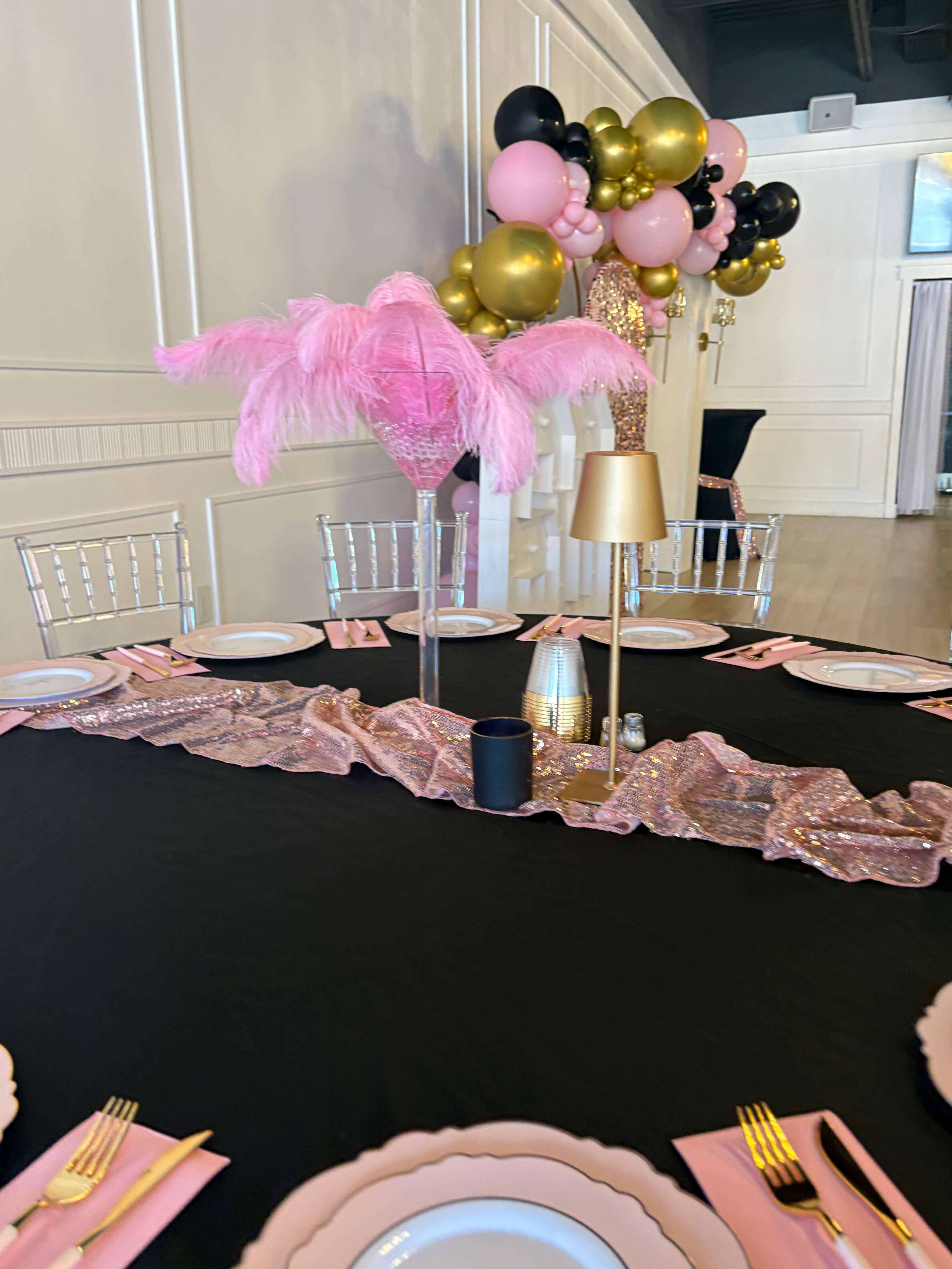 60th birthday setup
